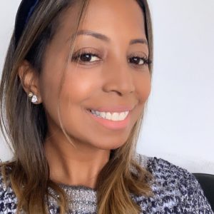 Tiara Nózinho Veludo Azul Marinho Rígida