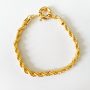 Pulseira 5mm Baiano Banhado em Ouro