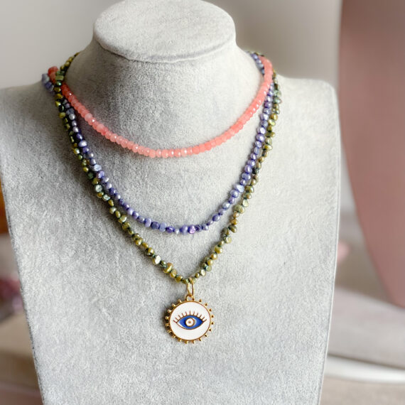 Colar Choker Pérola de Água Doce banhado em Ouro