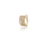 Piercing Cravejado Ponto de Luz Losango Banhado em Ouro