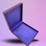Porta Joias Vinho e Roxo de Luxo Veludo Interno Texturizado