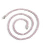 Colar Riviera Nano Light Pink Banhado em Ródio Branco