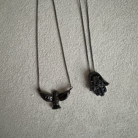 Colar Espírito Santo New Collection em Ródio Negro