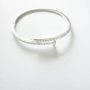 Bracelete Prego Cravejado Prata 925