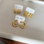 Brinco Caracol Liso Banhado em Ouro