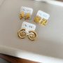 Brinco Caracol Liso Banhado em Ouro