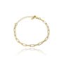 Pulseira Elos Inspired Banhado em Ouro