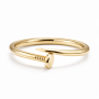 Bracelete Prego G Banhado em Ouro