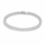 Pulseira Riviera Inglesa Banhado em Ródio Branco
